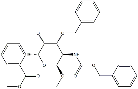 磺达肝癸钠单糖, 87907-36-6, 结构式