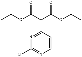 2-(2-氯嘧啶-4-基)丙烷二羧酸二乙酯, 879403-14-2, 结构式