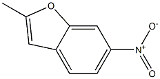 2-Methyl-6-nitro-Benzofuran 化学構造式