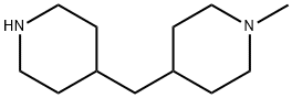 1-Methyl-4-(piperidin-4-ylMethyl)piperidine 化学構造式