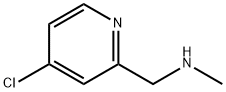 1-(4-氯吡啶-2-基)-N-甲基甲胺,881205-08-9,结构式