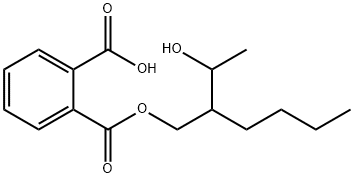 Mono(2-(1-hydroxyethyl)hexyl) Phthalate 结构式