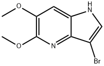 3-BroMo-5,6-diMethoxy-4-azaindole,882033-34-3,结构式