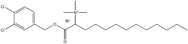 1-((3,4-DICHLOROBENZYL)OXY)-N,N,N-TRIMETHYL-1-OXO-2-TRIDECANAMINIUM BROMIDE Structure