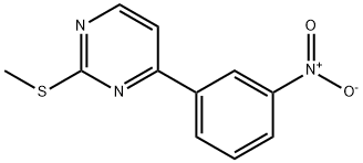 2-(Methylthio)-4-(3-nitrophenyl)pyriMidine Struktur