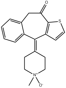 酮替芬杂质D 结构式
