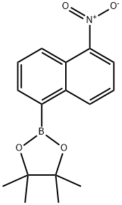 5-Nitronaphthalene-1-boronic acid, 885007-62-5, 结构式