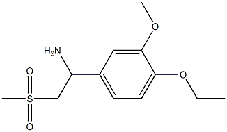 BenzeneMethanaMine, 4-ethoxy-3-Methoxy-a-[(Methylsulfonyl)Methyl]- Structure