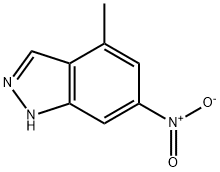 4-Methyl-6-nitroindazle Structure