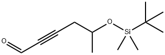 5-[[(1,1-DiMethylethyl)diMethylsilyl]oxy]-2-hexynal,885680-12-6,结构式