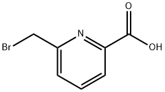 6-(broMoMethyl)picolinic acid Struktur