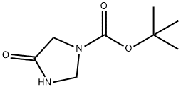 4-氧代咪唑啉-1-甲酸叔丁酯 结构式