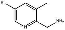 (5-BroMo-3-Methylpyridin-2-yl)MethanaMine Structure