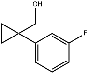1-(3-氟苯基)环丙基甲醇, 886366-36-5, 结构式