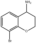 8-溴苯并二氢吡喃-4-胺 结构式