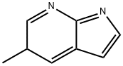 5-Methyl-5H-pyrrolo[2,3-b]pyridine 化学構造式