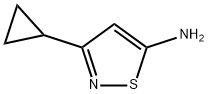 3-环丙基-5-异噻唑胺 结构式