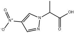 2-(4-nitro-1H-pyrazol-1-yl)propanoic acid Struktur