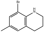 8-bromo-6-methyl-1,2,3,4-tetrahydroquinoline Structure