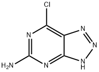 3H-1,2,3-Triazolo[4,5-d]pyriMidin-5-aMine, 7-chloro- Structure