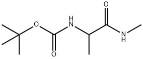 tert-Butyl N-[1-(MethylcarbaMoyl)ethyl]carbaMate Structure