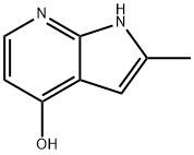 4-Hydroxy-2-Methyl-7-azaindole, 888721-34-4, 结构式