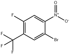 1-BroMo-4-fluoro-2-nitro-5-(trifluoroMethyl)benzene Structure