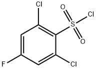 2,6-二氯-4-氟苯-1-磺酰氯 结构式