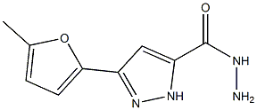 3-(5-甲基呋喃-2-基)-1H-吡唑-5-甲酰肼 结构式