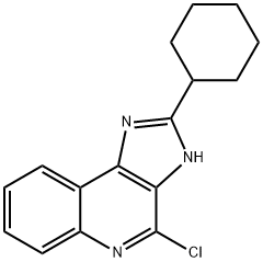 4-氯-2-环己基-1H-咪唑并[4,5-C]喹啉,890087-03-3,结构式