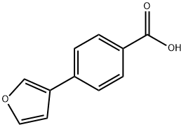 4-(Furan-3-yl)benzoic acid Structure