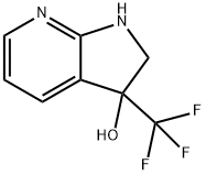 1H-Pyrrolo[2,3-b]pyridin-3-ol, 2,3-dihydro-3-(trifluoroMethyl)-|3-(三氟甲基)-2,3-二氢-1H-吡咯并[2,3-B]吡啶-3-醇