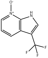 1H-Pyrrolo[2,3-b]pyridine, 3-(trifluoroMethyl)-,7-oxide 化学構造式