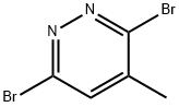 3,6-DibroMo-4-Methyl-pyridazine Struktur