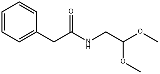 2,2-二甲氧基乙基-2-苯乙酰胺,89314-87-4,结构式