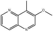 3-Methoxy-4-Methyl-1,5-naphthyridine 化学構造式