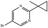 5-BroMo-2-(1-Methylcyclopropyl)pyriMidine Structure
