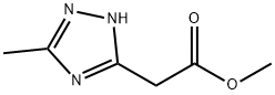 Methyl 2-(3-Methyl-1H-1,2,4-triazol-5-yl)acetate Structure