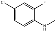 4-chloro-2-fluoro-N-Methylaniline 结构式