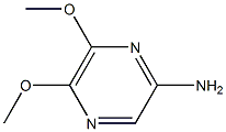 5,6-二甲氧基-2-吡嗪胺, 89465-07-6, 结构式