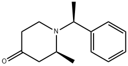 (2S)-2-甲基-1-[(1S)-1-苯基乙基]哌啶-4-酮,89467-36-7,结构式
