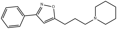 3-Phenyl-5-(3-(piperidin-1-yl)propyl)isoxazole Struktur