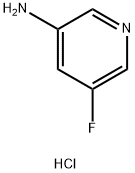 3-PYRIDINAMINE, 5-FLUORO-, MONOHYDROCHLORIDE Structure