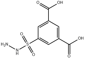 5-(hydrazinesulfonyl)benzene-1,3-dicarboxylic acid Structure