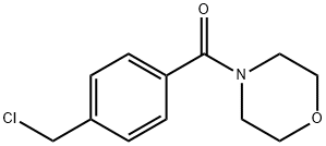 4-[4-(クロロメチル)ベンゾイル]モルホリン 化学構造式