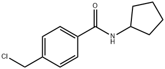 4-(ChloroMethyl)-N-cyclopentylbenzaMide Structure
