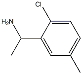 1-(2-CHLORO-5-METHYLPHENYL)ETHAN-1-AMINE Structure