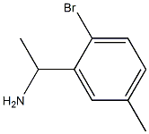 1-(2-BROMO-5-METHYL-PHENYL)-ETHYLAMINE Structure