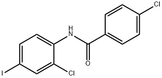 4-Chloro-N-(2-chloro-4-iodophenyl)benzaMide, 97% Structure