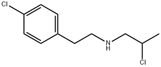 4-氯-N-(2-氯丙基)苯乙胺,897926-35-1,结构式